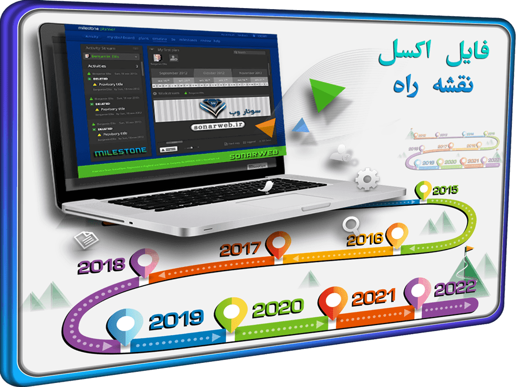 فایل اکسل مایلستون مدیریت پروژه – مایلستون نقشه راه پروژه Milestone