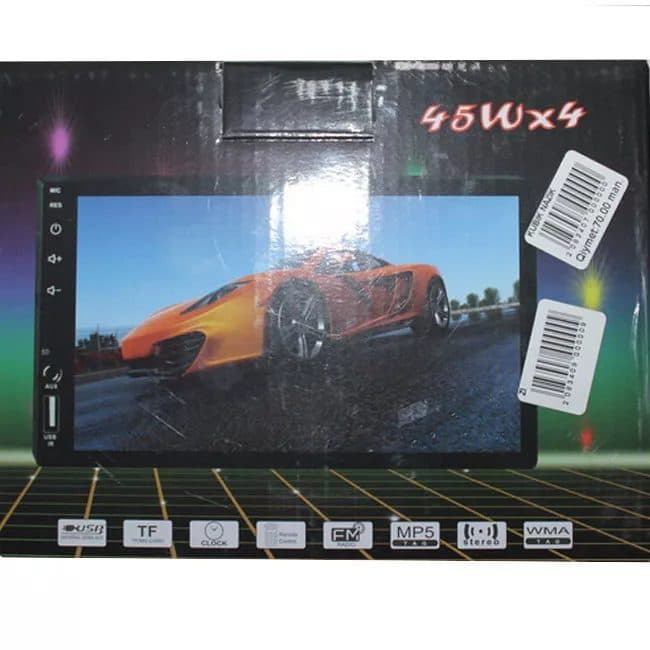 پخش کننده خودرو تصویری 7 اینچ لمسی 7034 CAR PLAYER LED TFT 60×4W
