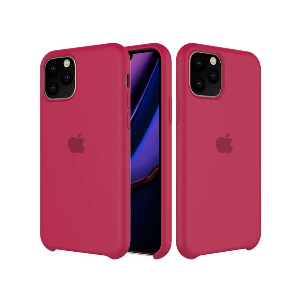قاب سیلیکون بنفش سرخابی آیفون 11PRO MAX
