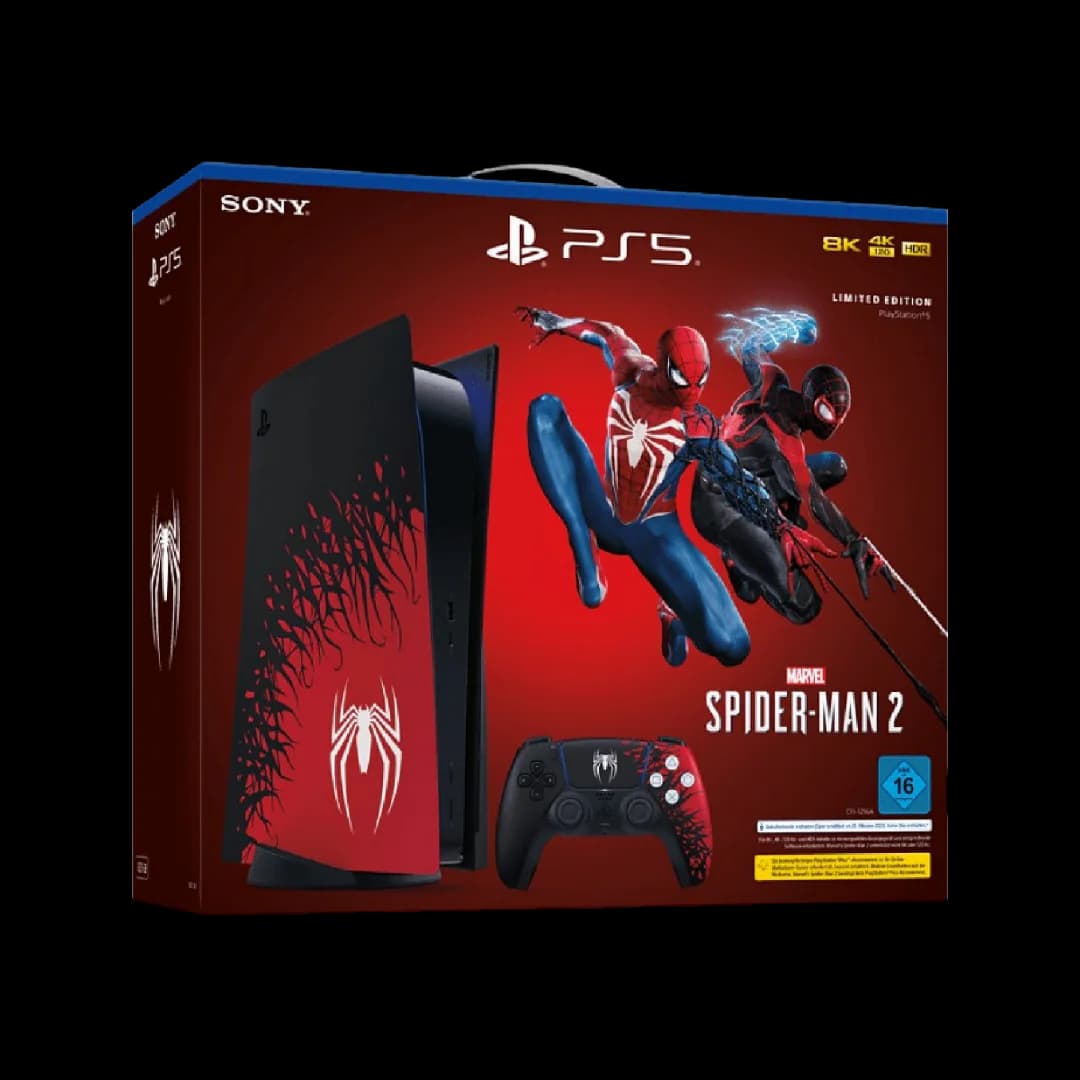 کنسول بازی پلی‌استیشن ۵ دیسک‌خور (PS5 Disc Edition) – نسخه محدود Marvel’s Spider-Man 2 — تصویر ۲