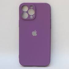 قاب سیلیکون بنفش خاکی آیفون 13PRO