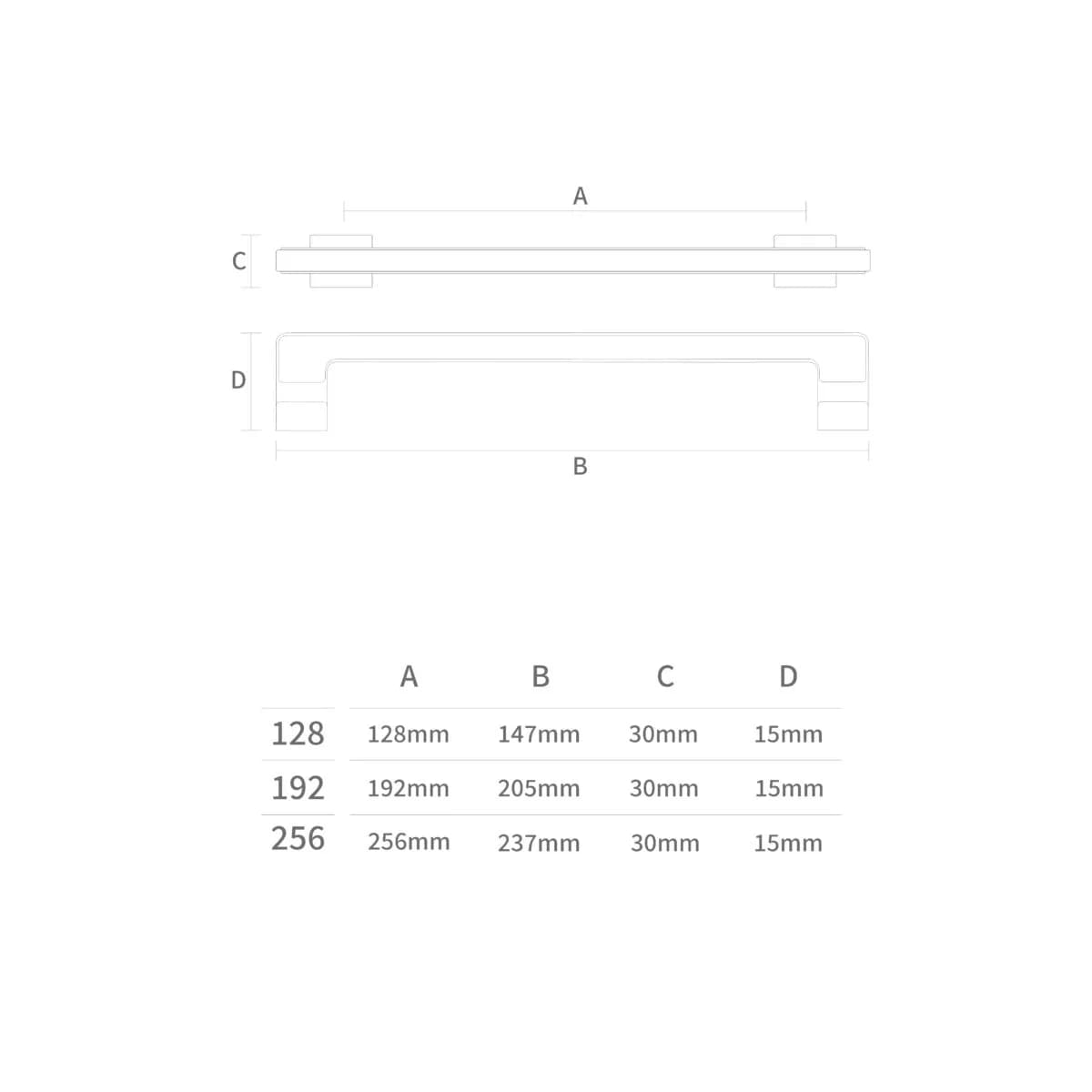 دستگیره کابینت H2610 — تصویر ۲