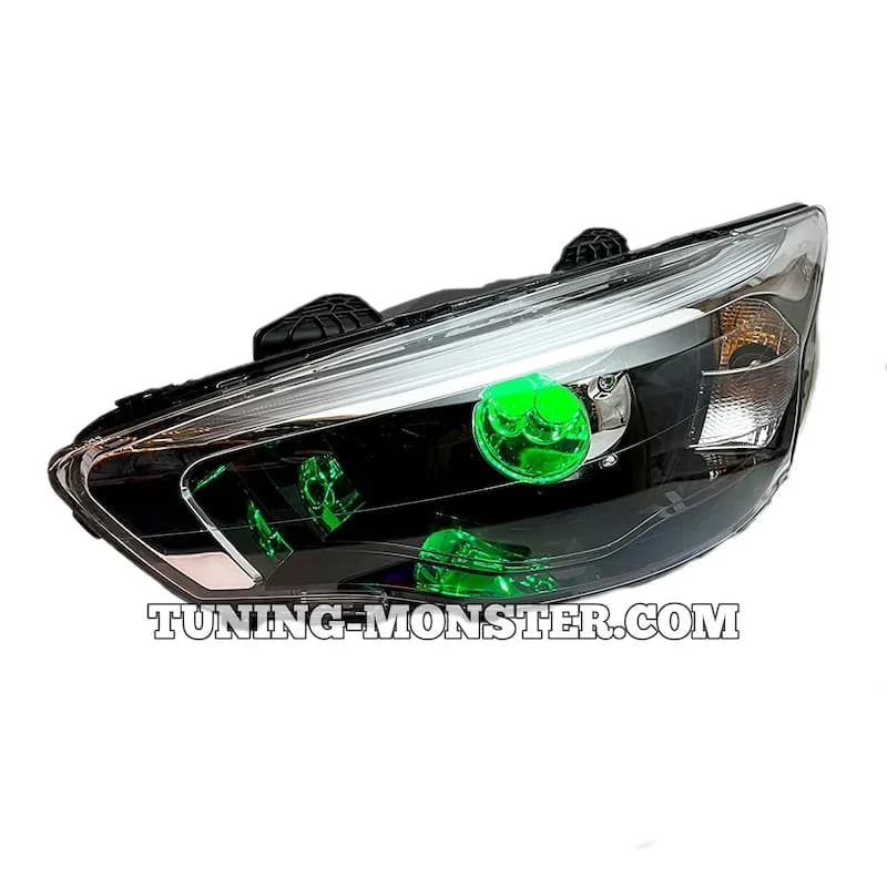 چراغ لنزدار شاهین لنز BI-LED 747 دویل RGB — تصویر ۵