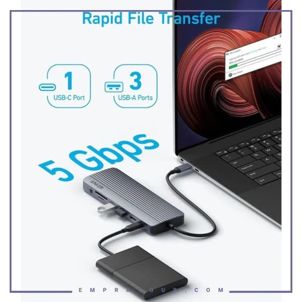 هاب 14 پورت انکر Anker A8389 — تصویر ۴