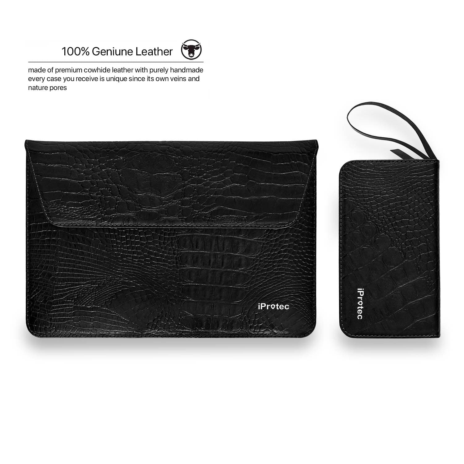 کیف چرم طبیعی سرفیس پرو مدل (iProtec LuxArt (Embossed Crocodile — تصویر ۵