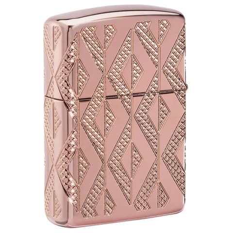 فندک زیپو اصل کد 49702 – Original Zippo Geometric Diamond Pattern — تصویر ۷