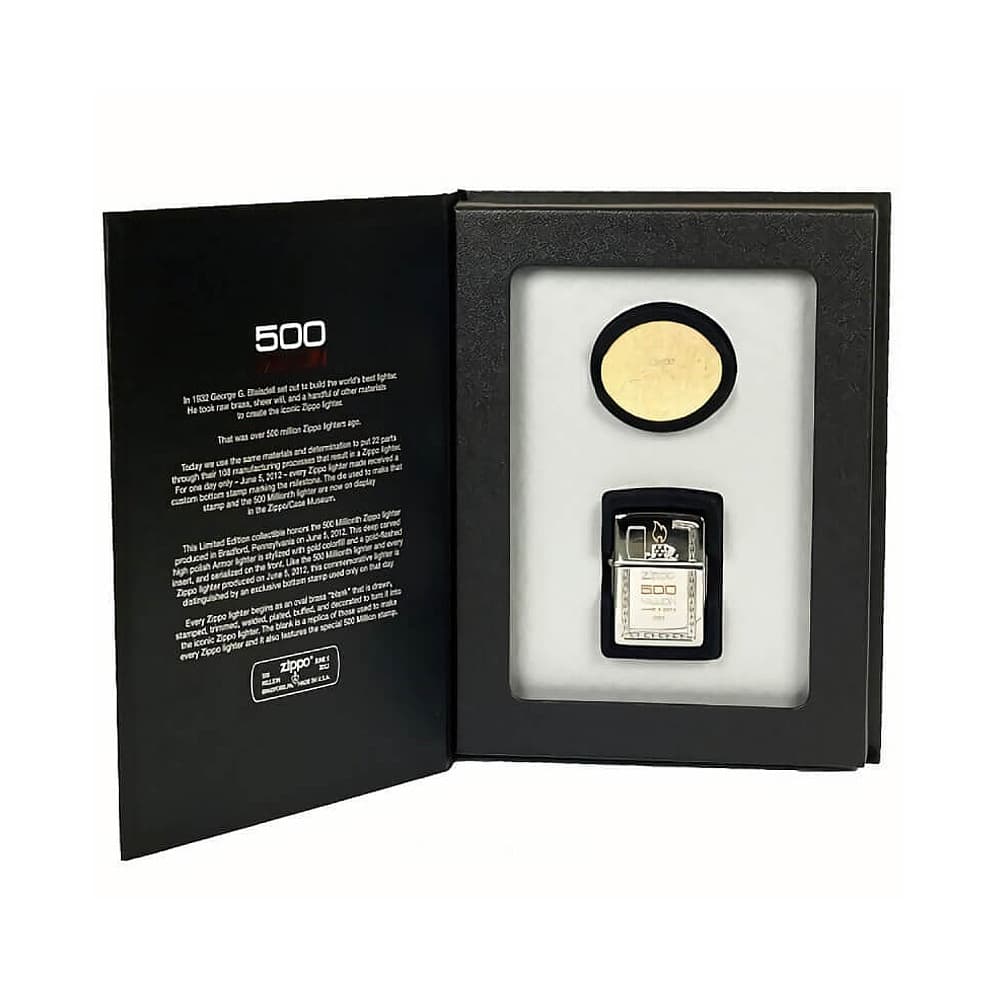فندک زیپو اصل مد 28413 – Original Zippo 500th Million Limited Edition — تصویر ۲
