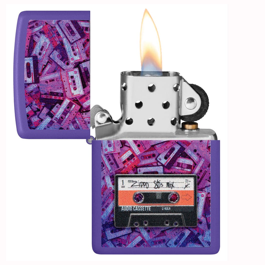 فندک زیپو اصل کد 48521 – Original Zippo 80s Cassette Tape Design — تصویر ۵