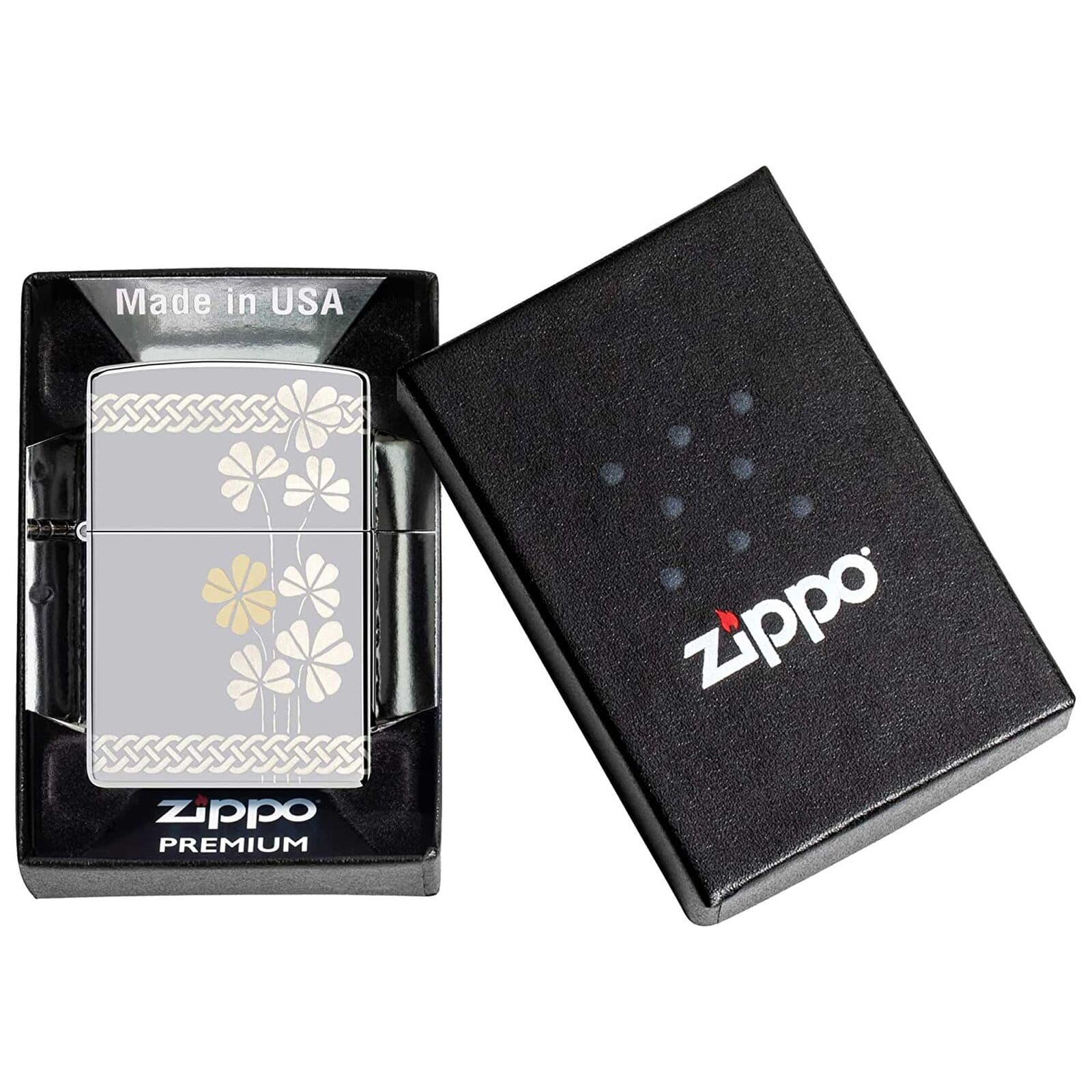 فندک زیپو اصل کد 48586 – Original Zippo Clover Design — تصویر ۷