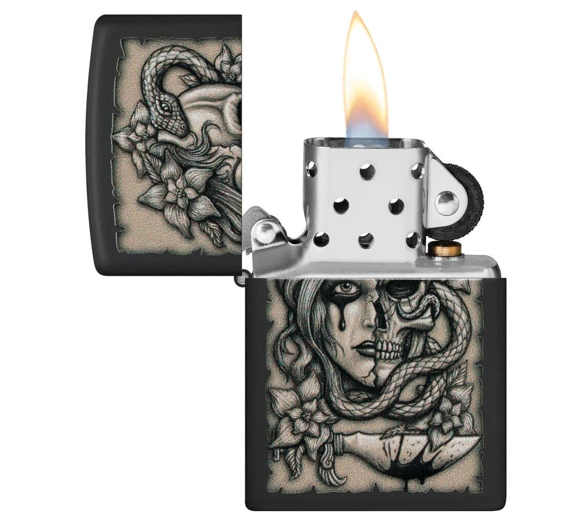 فندک زیو اصل کد 48616 – Original Zippo Gory Tattoo Design — تصویر ۲