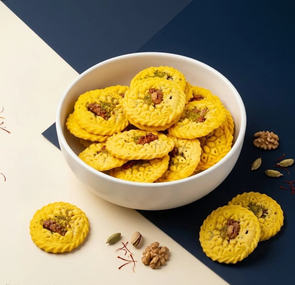 کلمپه زعفرانی گردویی ویژه