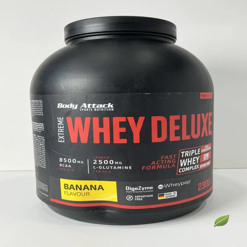 پروتئین اکستریم وی دلواکس بادی اتک ۲۳۰۰ گرمی | Body Attack Extreme Whey Deluxe Banana Flavour 2300g
