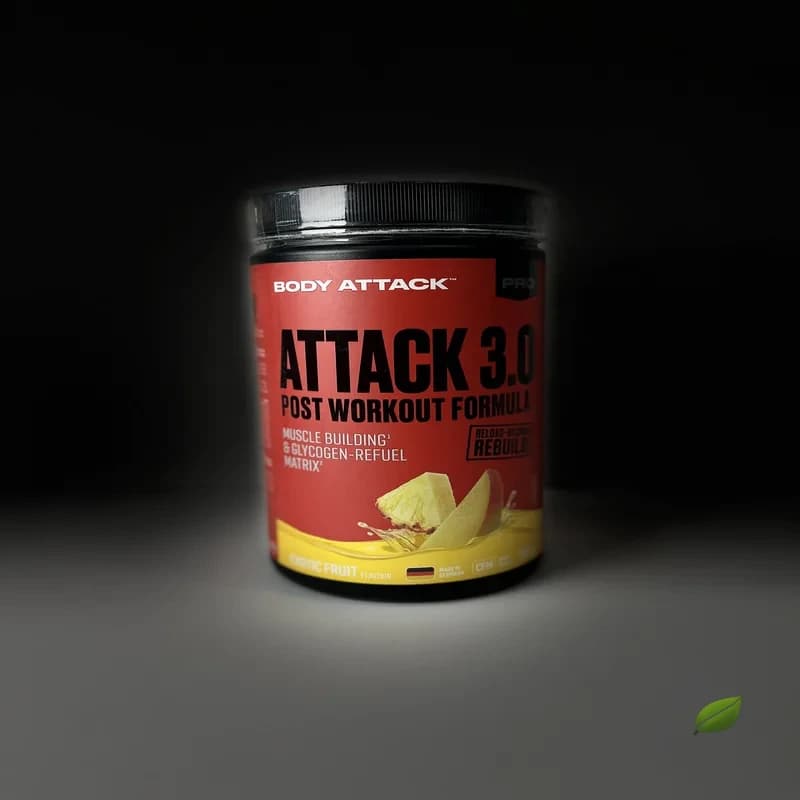 :مکمل ریکاوری بعد از تمرین اتک ۳.۰ پرو بادی اتک ۹۰۰ گرمی | Body Attack Pro Attack 3.0 Post-Workout Formula 900g — تصویر ۳