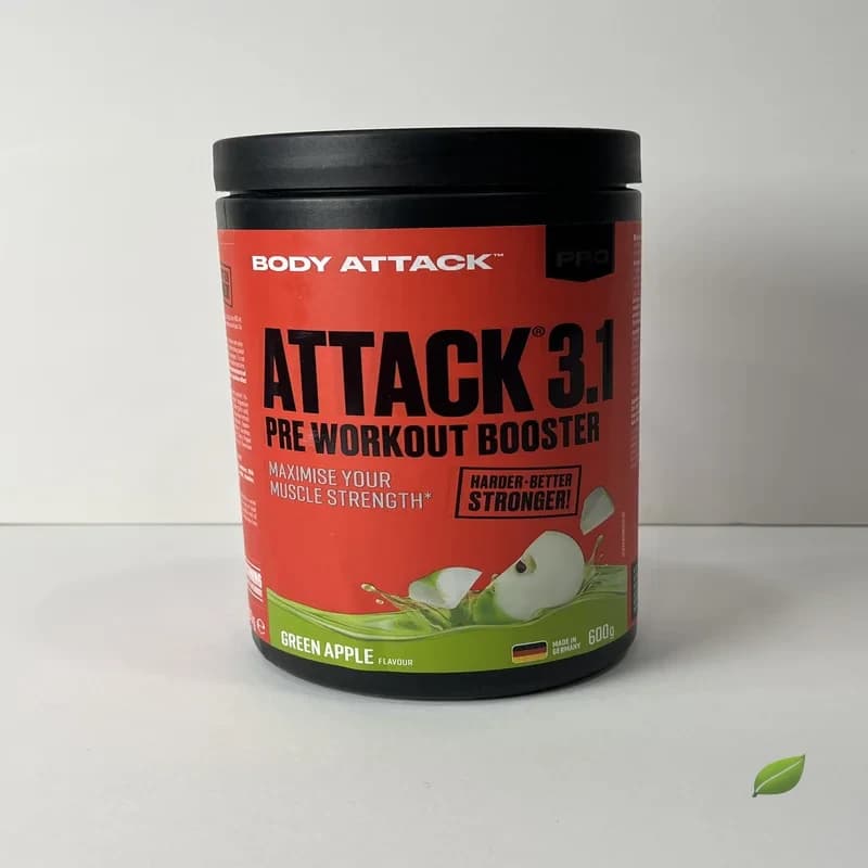 مکمل قبل تمرین اتک ۳.۱ پرو بادی اتک ۶۰۰ گرمی | Body Attack Pro Attack 3.1 Pre-Workout Booster 600g