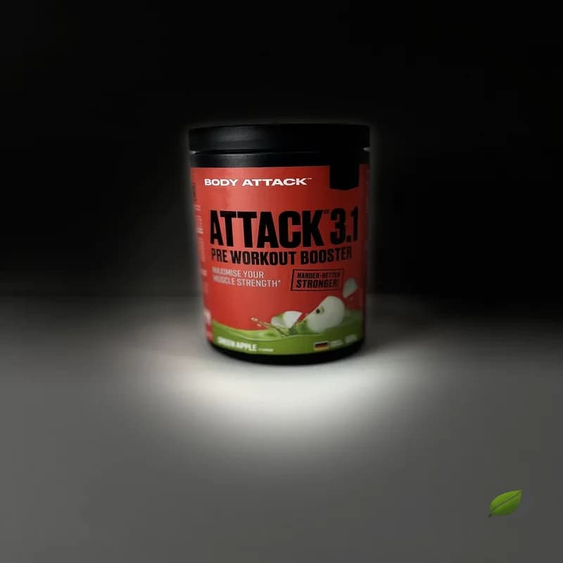 مکمل قبل تمرین اتک ۳.۱ پرو بادی اتک ۶۰۰ گرمی | Body Attack Pro Attack 3.1 Pre-Workout Booster 600g — تصویر ۲