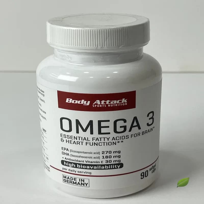 کپسول ژلاتینی امگا ۳ بادی اتک ۹۰ عددی | Body Attack Omega 3 Softgel Caps 90 Caps