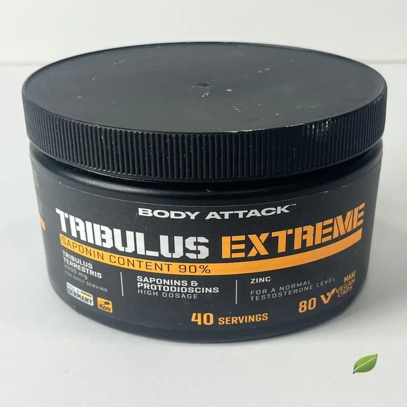 تریبولوس اکستریم بادی اتک ۸۰ ماکسی کپسول (۴۰ سروینگ) | Body Attack Tribulus Extreme 80 Maxi Vegan Caps