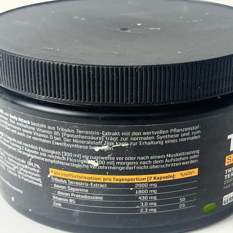 تریبولوس اکستریم بادی اتک ۸۰ ماکسی کپسول (۴۰ سروینگ) | Body Attack Tribulus Extreme 80 Maxi Vegan Caps — تصویر ۴