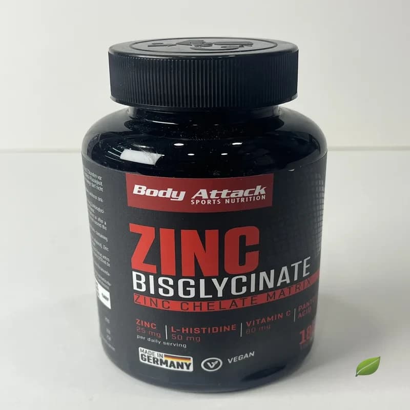 کپسول زینک بیس گلیسینات بادی اتک ۱۸۰ عددی | Body Attack Zinc Bisglycinate 180 Caps