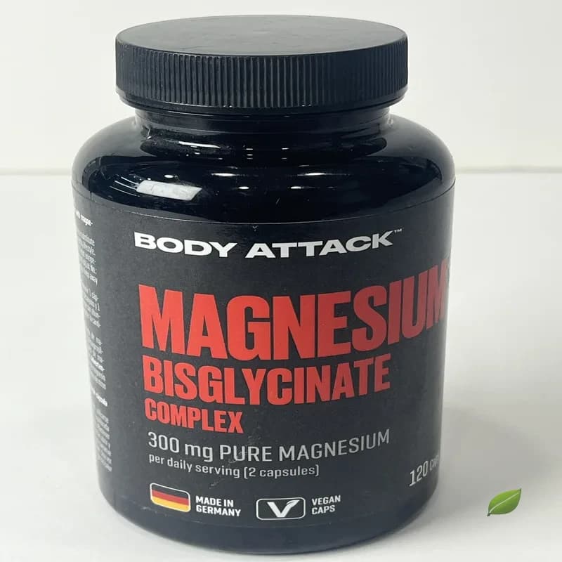 کپسول منیزیم بیس گلیسینات کمپلکس بادی اتک ۱۲۰ عددی | Body Attack Magnesium Bisglycinate Complex 120 Vegan Caps