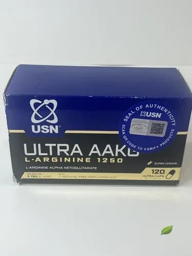 کپسول آرژنین آلفا کتوگلوتارات اولترا AAKG 1250 یو اس ان ۱۲۰ عددی – USN Ultra AAKG L-Arginine 1250 120 Ultra Caps
