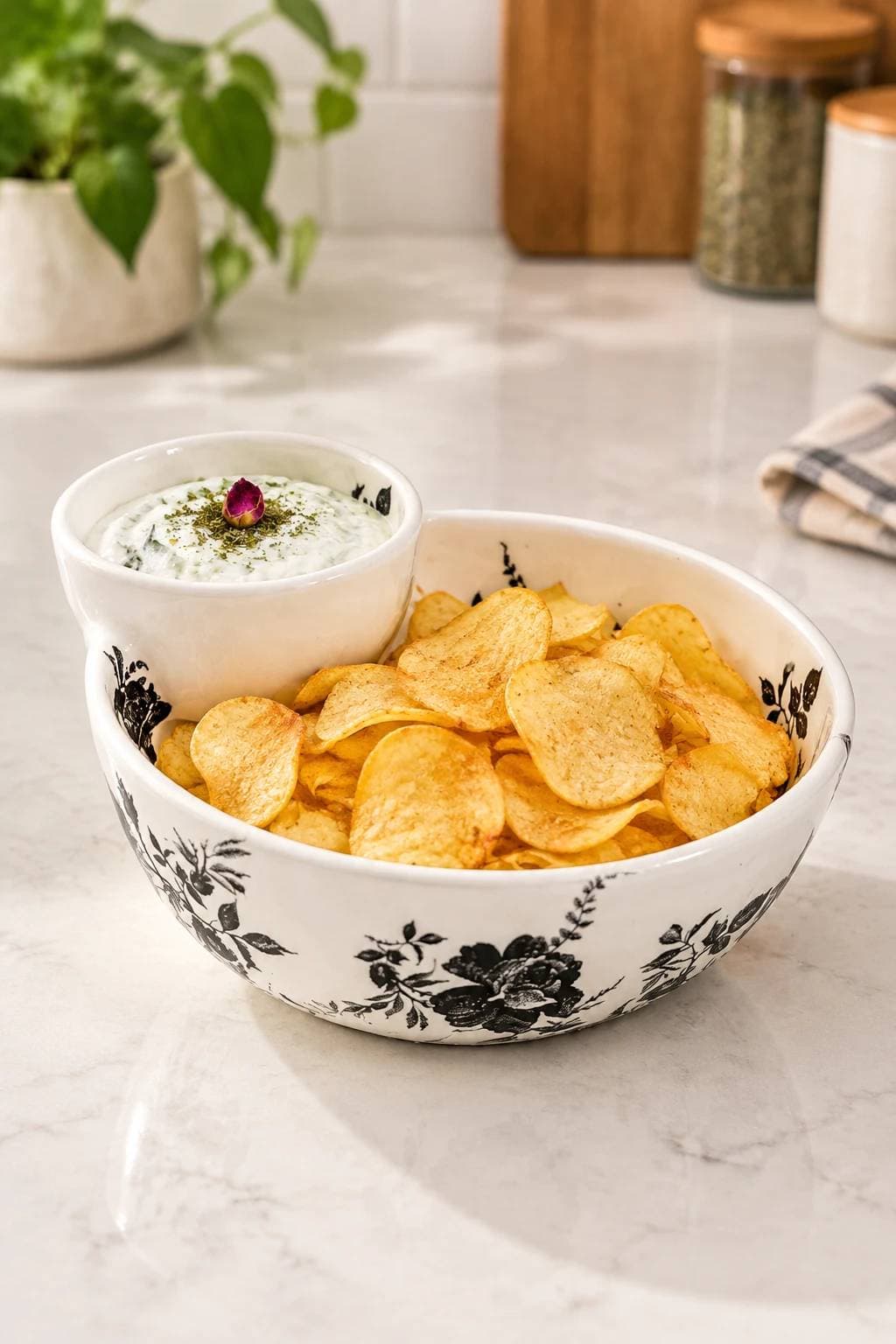 چیپس خوری رز مشکی