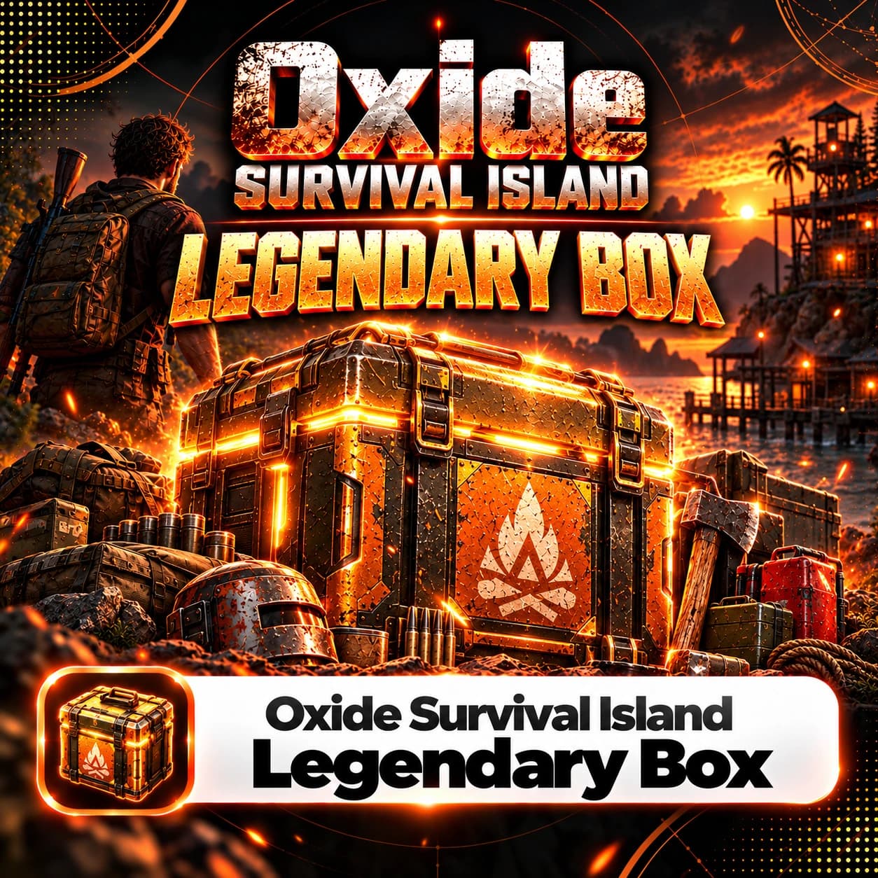 جعبه افسانه ای بازی اکسید (Oxide Survival Island Legendary Box)