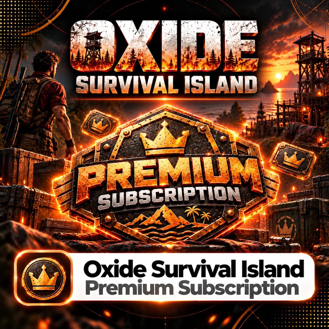 اشتراک پریمیوم بازی اکسید (Oxide Survival Island Premium Subscription)