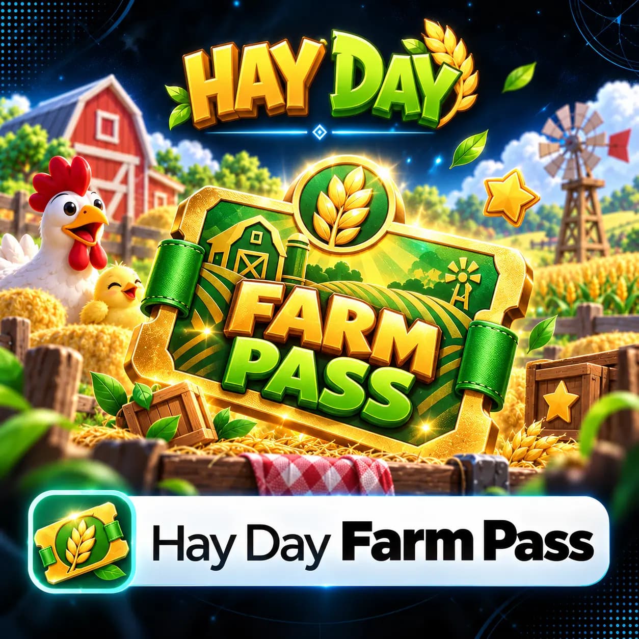 فارم پس هی دی (Hay Day Farm Pass)