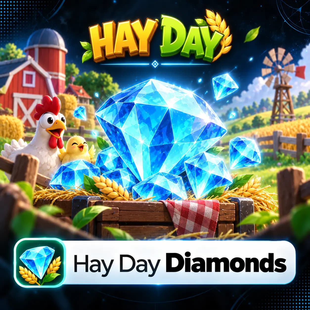 الماس هی دی (Hay Day Diamonds)