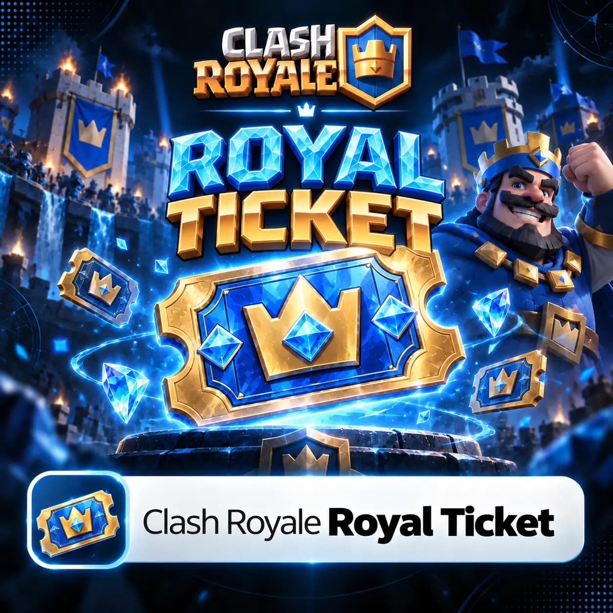 رویال بلیت کلش رویال (Clash Royale Royal Ticket)