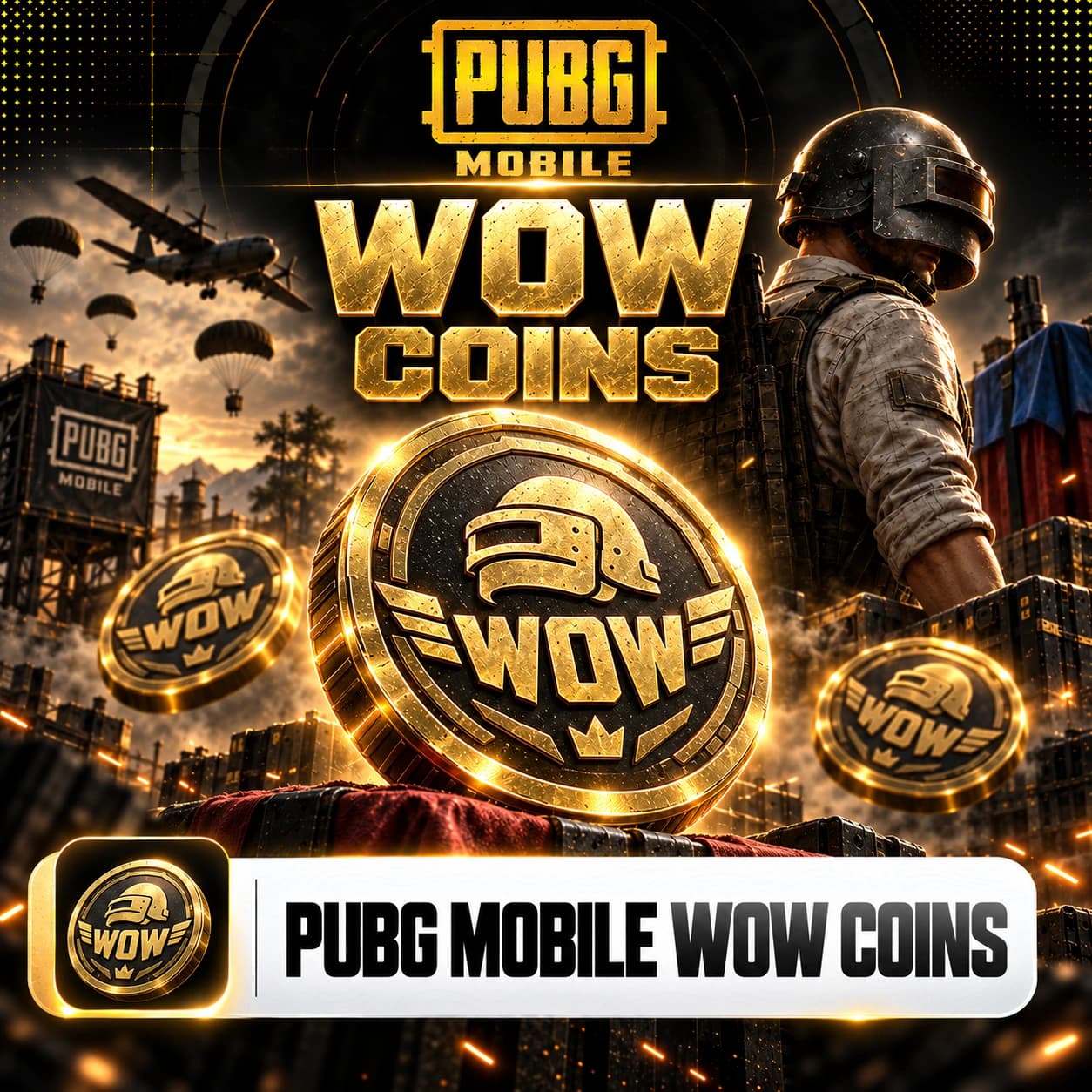 وو کوین پابچی موبایل (Pubg Mobile WOW Coins)