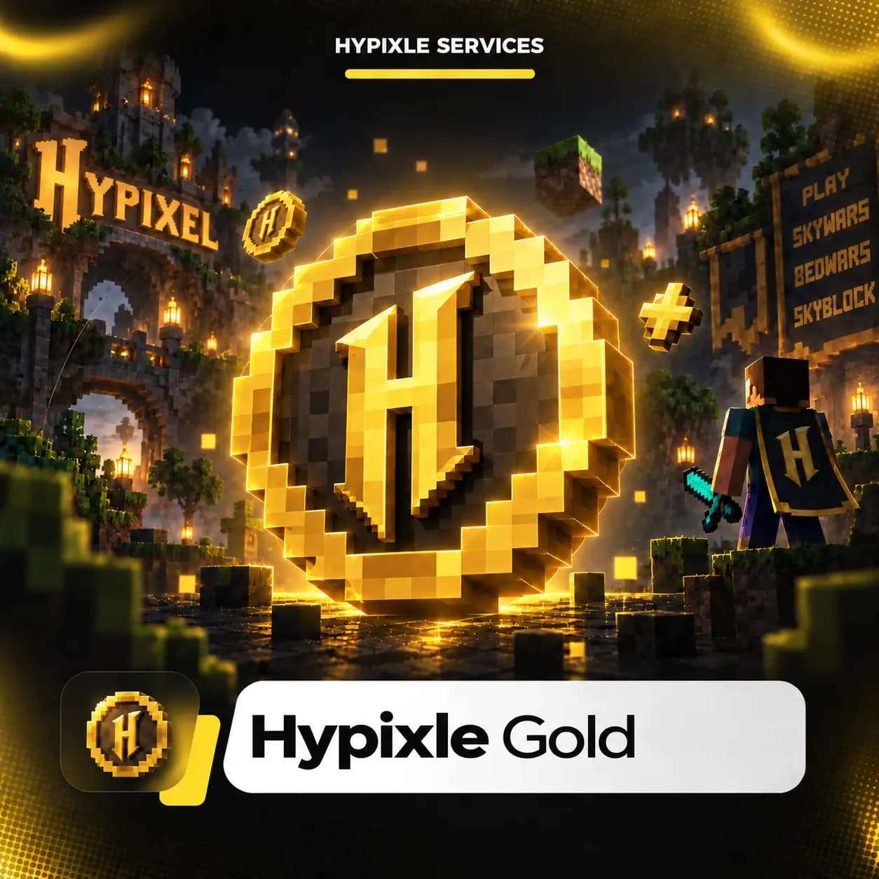 گلد سرور هایپیکسل ( Hypixel Server Gold)