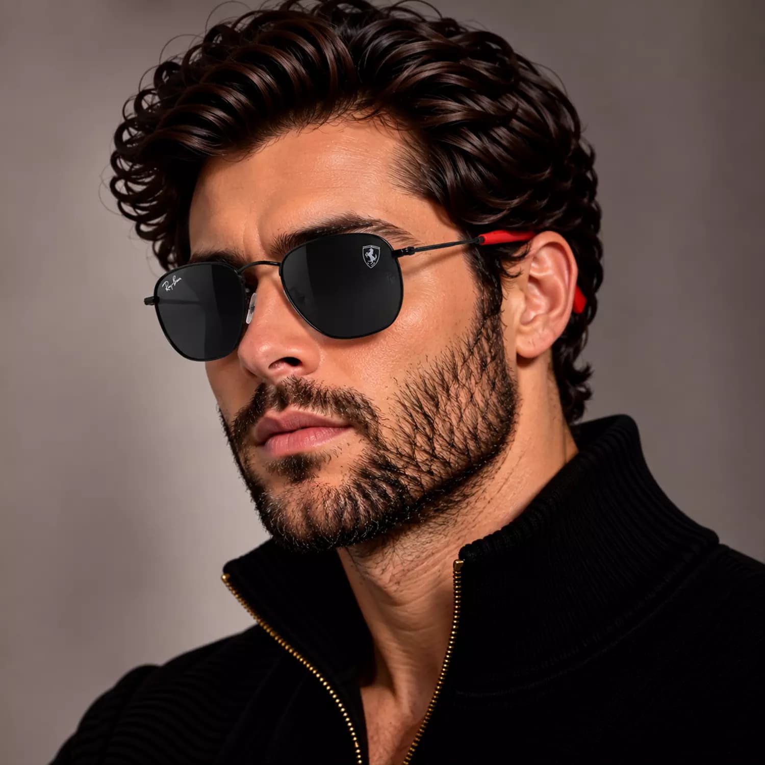 عینک آفتابی ری بن فراری فلزی اورجینال کد RB3548F — تصویر ۴