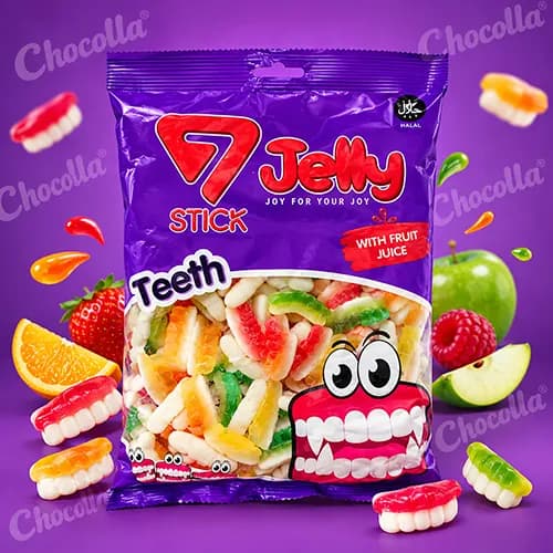 پاستیل Jelly 7 استیک دندان
