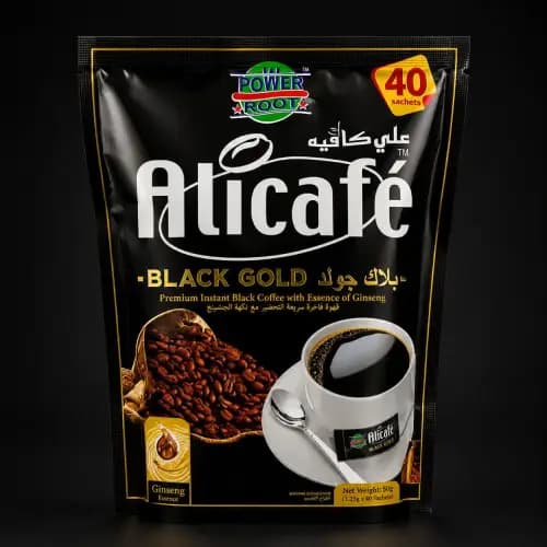 پودر قهوه علی‌کافه اصل ساشه ۴۰ عددی