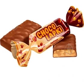 شکلات Roshen چاکو لاپکی با مغز بادام زمینی — تصویر ۲