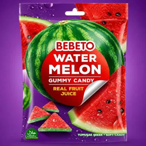 پاستیل 80 گرمی طبیعی BEBETO