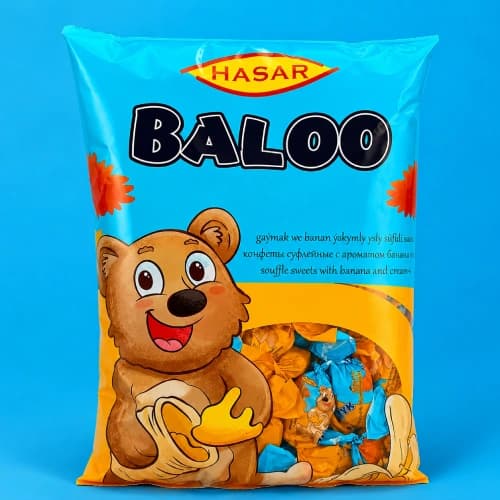 شکلات هاسار با طعم موز و کارامل/500گرم