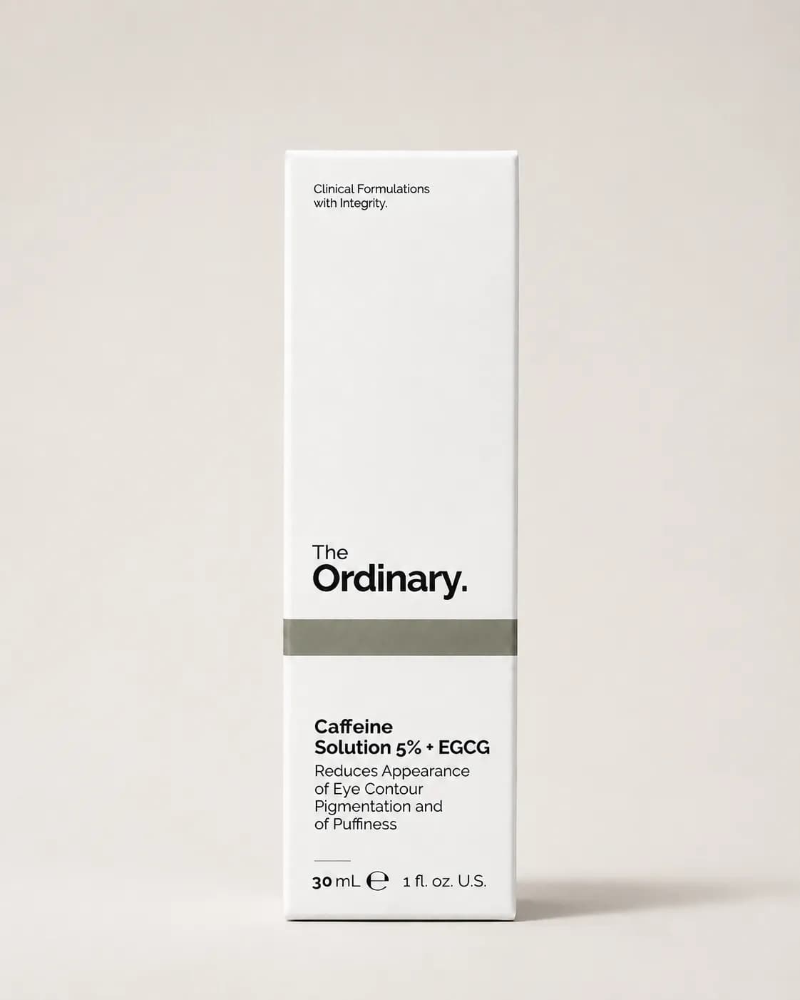 سرم دور چشم کافئین ۵٪ و EGCG اوردینری ضد پف و تیرگی ۳۰ میل | The Ordinary Caffeine Solution 5% + EGCG - یاز شاپ — تصویر ۲