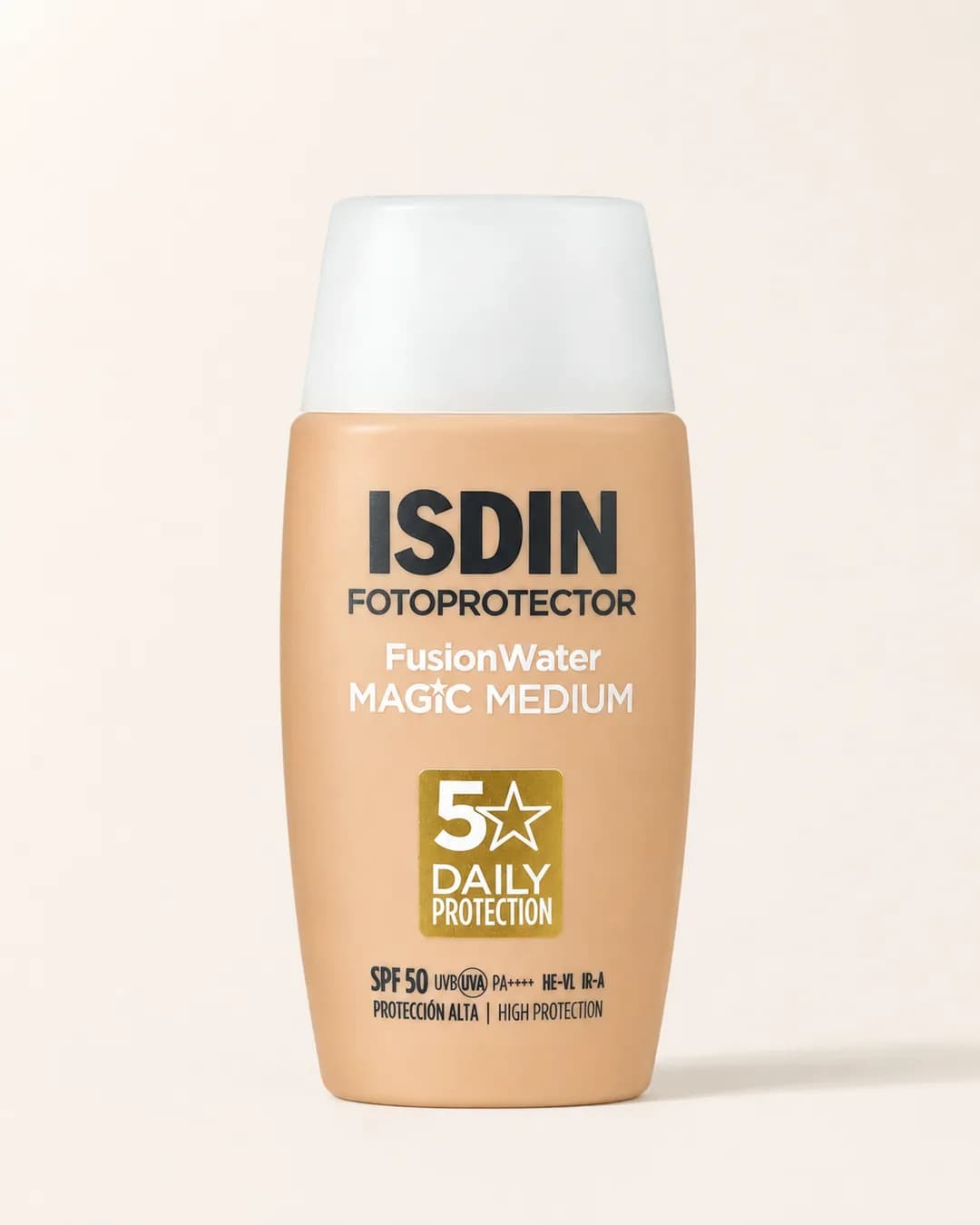 ضدآفتاب رنگی فیوژن واتر مجیک مدیوم ایزدین SPF50 حجم ۵۰ میل | ISDIN Fusion Water MAGIC Medium SPF 50 - یاز شاپ
