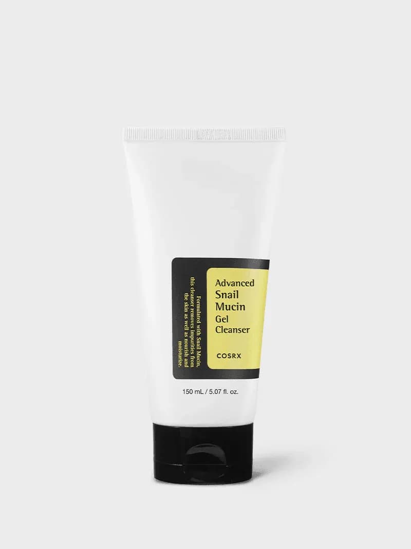 ژل شست‌وشوی صورت موسین حلزون کوزارکس COSRX Advanced Snail Mucin Gel Cleanser حجم 150 میل - یاز شاپ