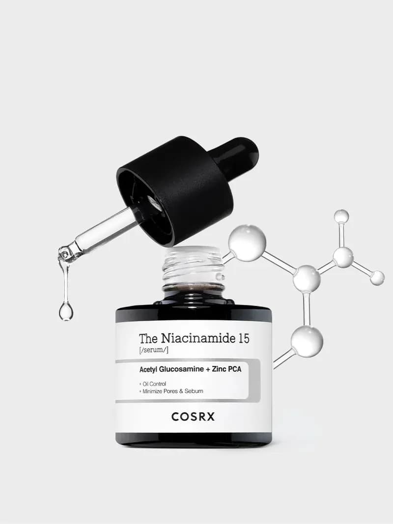 سرم نیاسینامید 15 درصد ضد منافذ و کنترل چربی کوزارکس COSRX The Niacinamide 15 Serum حجم 20 میل - یاز شاپ — تصویر ۷