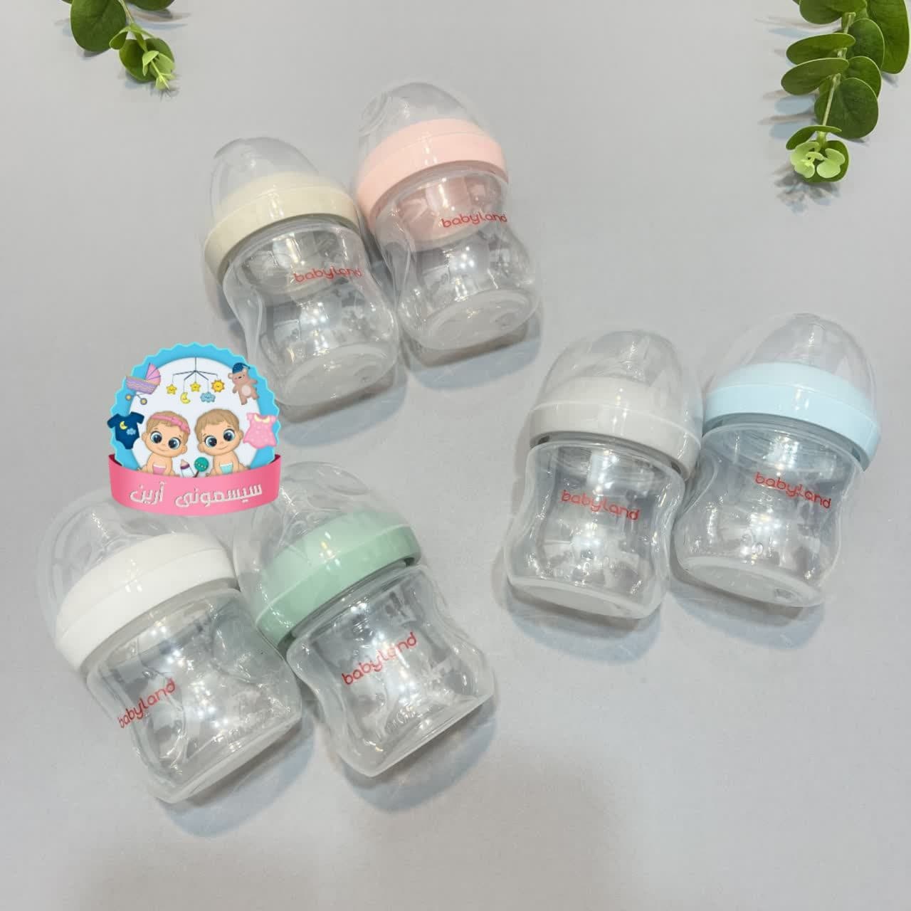 شیشه شیر بیبی لند 125 میل طلقی طرح اونت نیم قطره کد 220 — تصویر ۳