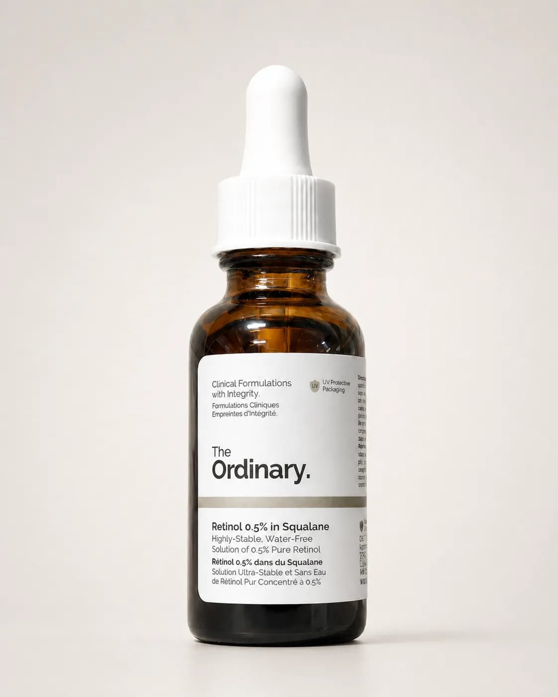 سرم رتینول ۰.۵٪ در اسکوالان اوردینری ۳۰ میل | The Ordinary Retinol 0.5% in Squalane
