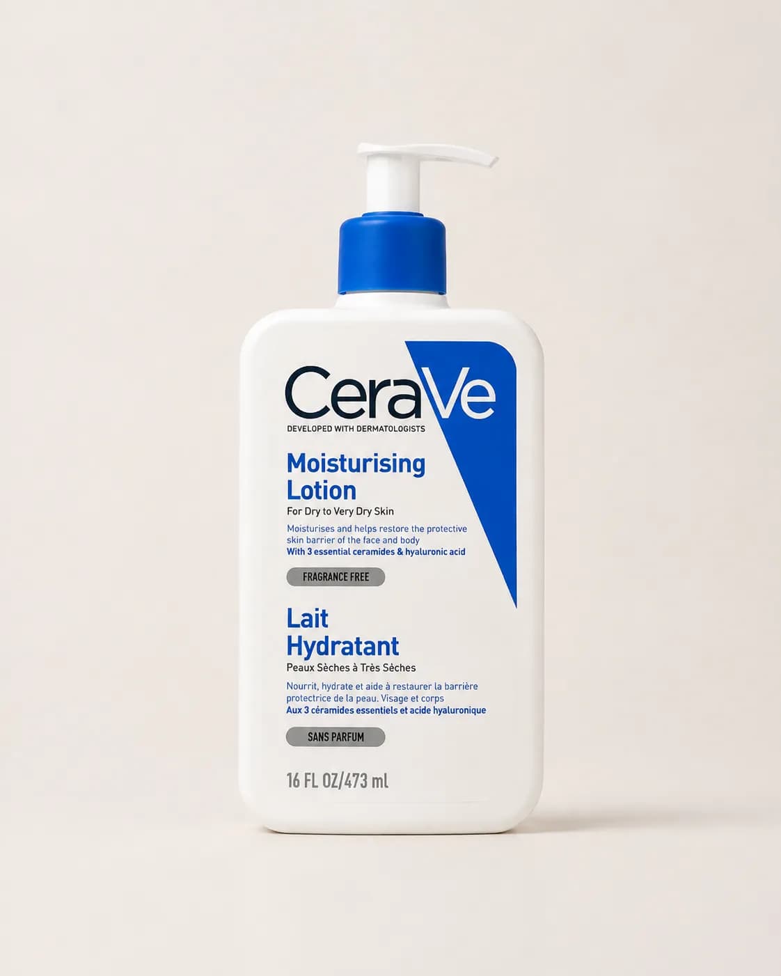 لوسیون مرطوب‌کننده سراوی برای پوست خشک تا خیلی خشک حجم ۴۷۳ میل | CeraVe Moisturising Lotion