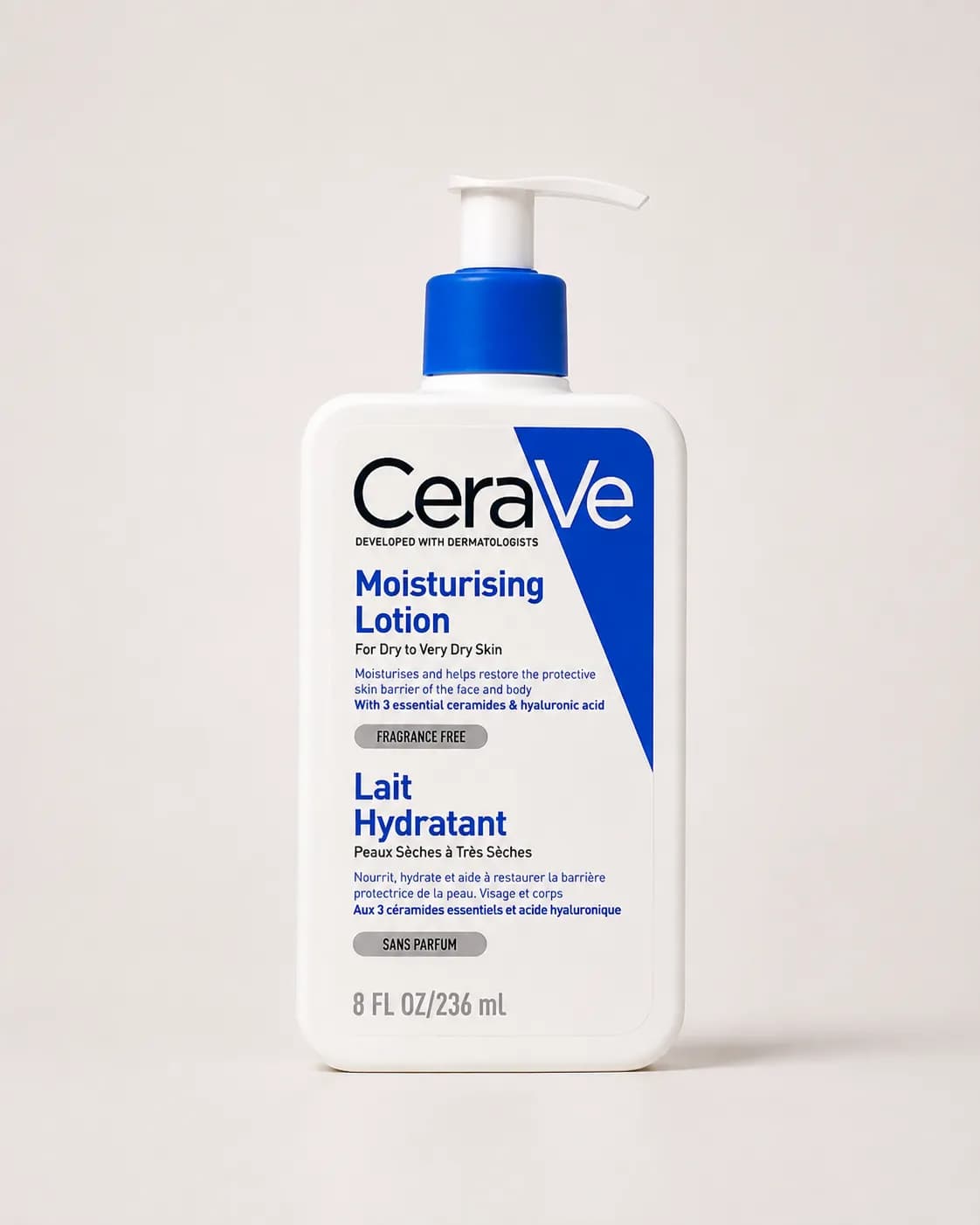 لوسیون مرطوب‌کننده سراوی برای پوست خشک و کم‌آب حجم ۲۳۶ میل | CeraVe Moisturising Lotion