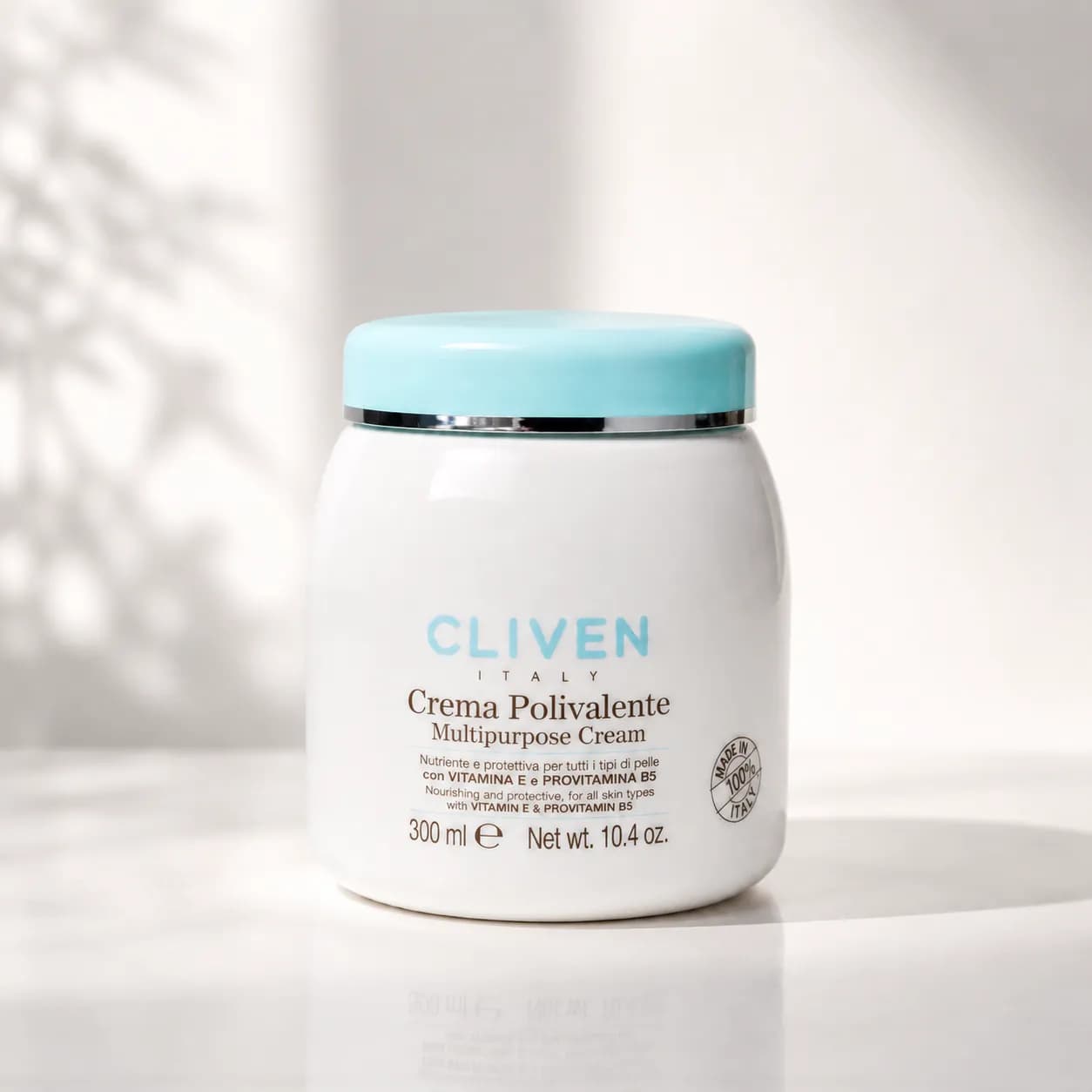 کرم مرطوب‌کننده چندمنظوره کلیون برای صورت، دست و بدن حجم ۳۰۰ میل | Cliven Multipurpose Cream — تصویر ۲