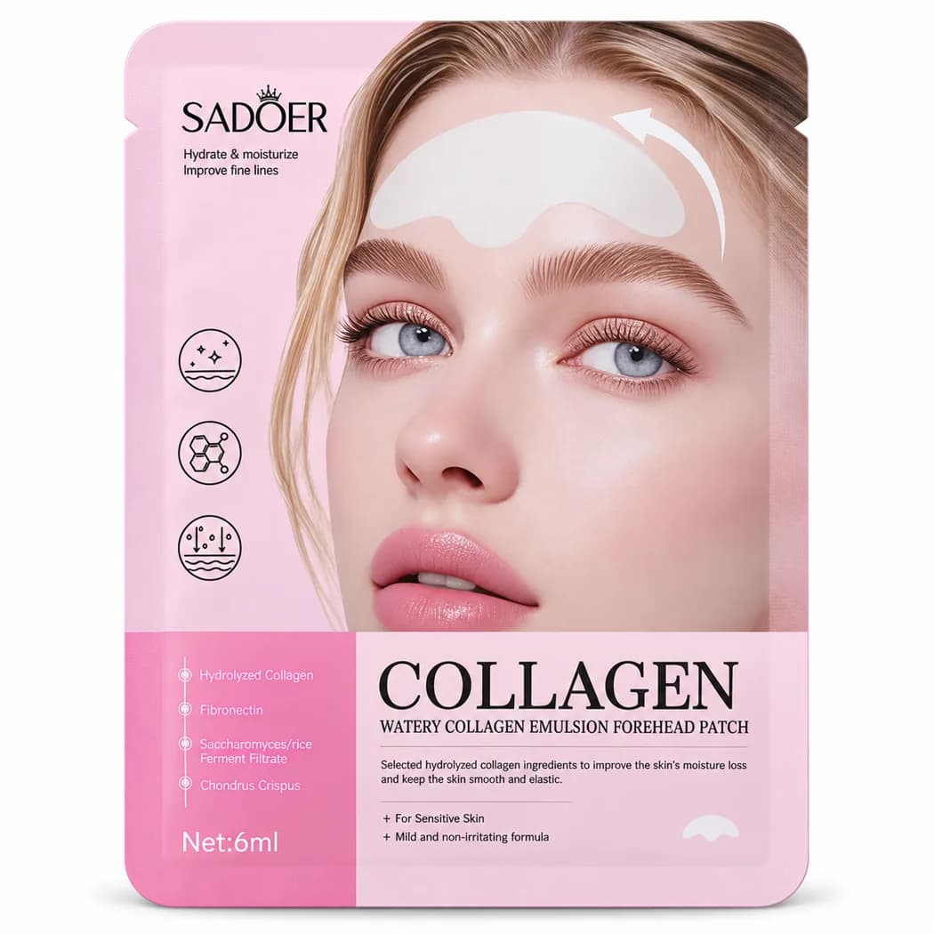 پچ ژلی کلاژن پیشانی سادور SADOER حجم ۶ میلی‌لیتر مدل SD03378