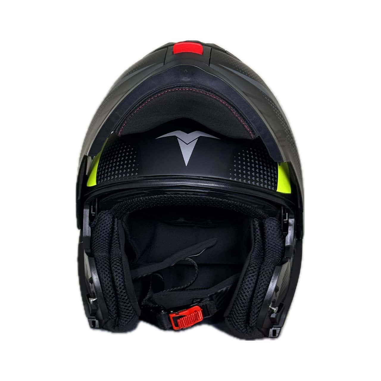 کلاه کاسکت فک متحرک TEKNO مدل T144 BLACK-GREEN-H — تصویر ۳